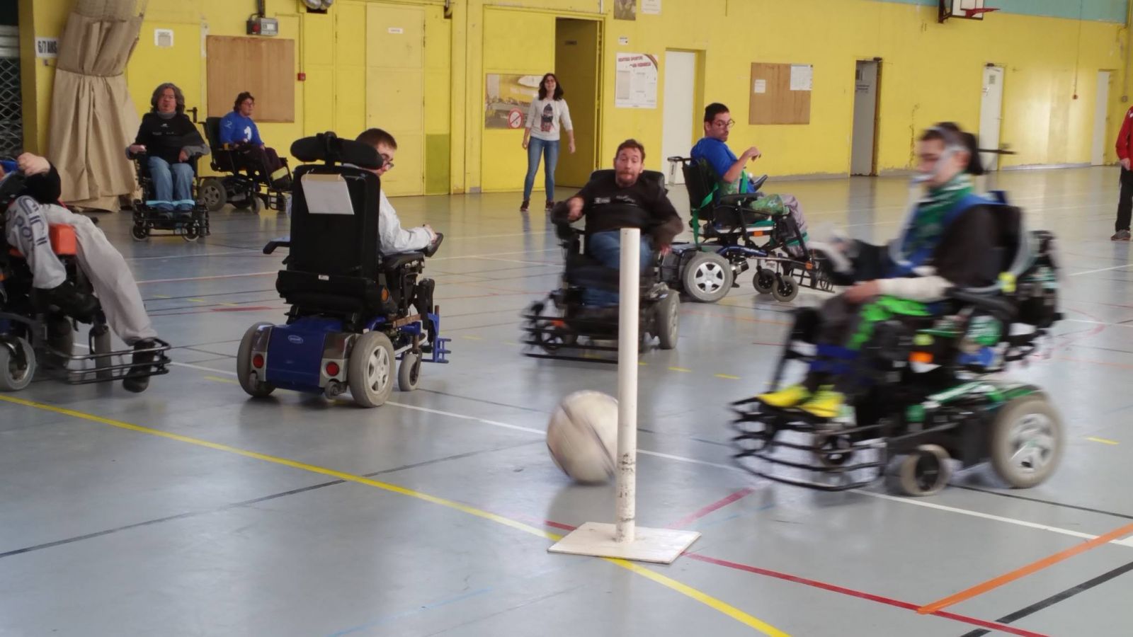 L'équipe 2 et 3 de Foot fauteuil en Championnat