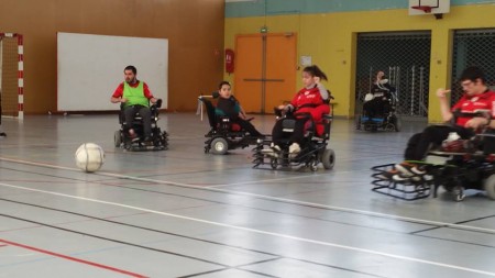 L'équipe 2 et 3 de Foot fauteuil en Championnat du 16 avril 2016