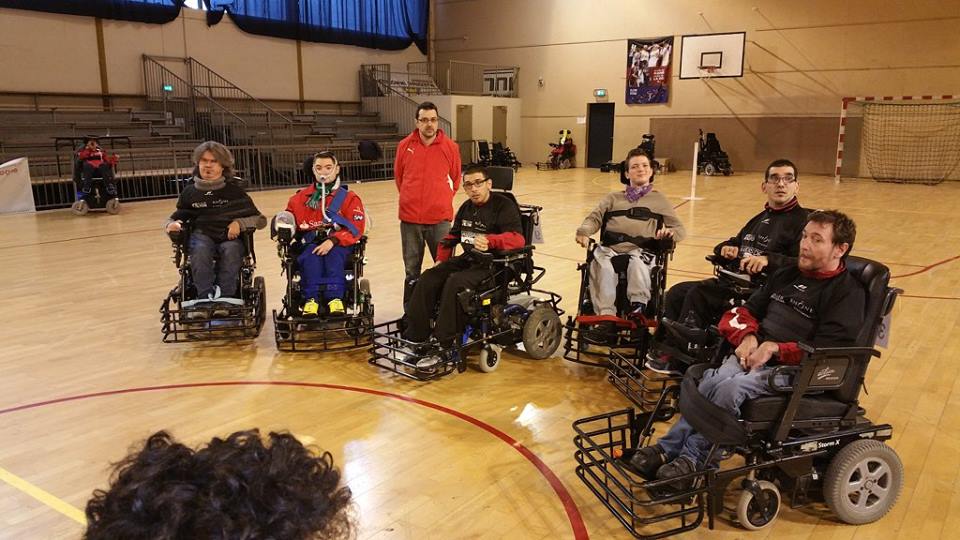 L'équipe 2 et 3 de Foot fauteuil en Championnat du 17 février 2016